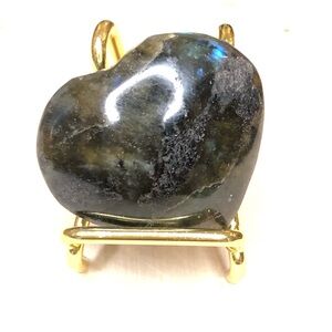 Labradorite Heart